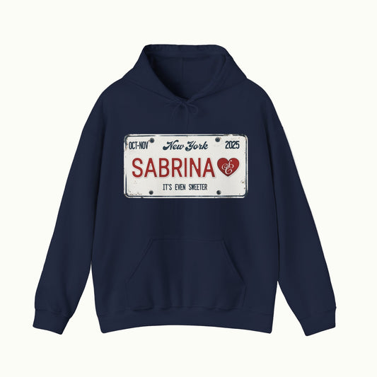 Sabrina Carpenter Merch - Sabrina Carpenter Short n Sweet NY Exclusive Hoodie