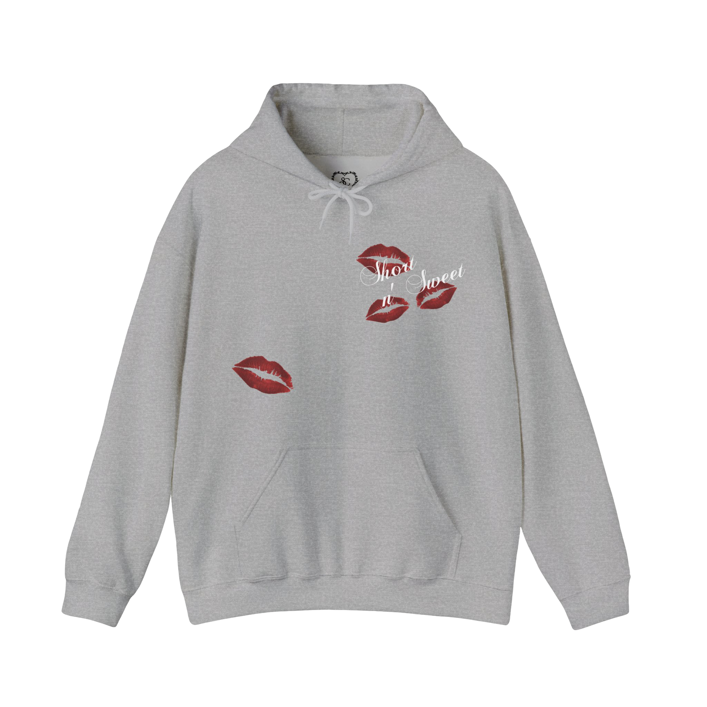 Sabrina Carpenter Merch -  ONLINE EXCLUSIVE Sabrina Carpenter Kisses Tour Dates Grey Hoodie