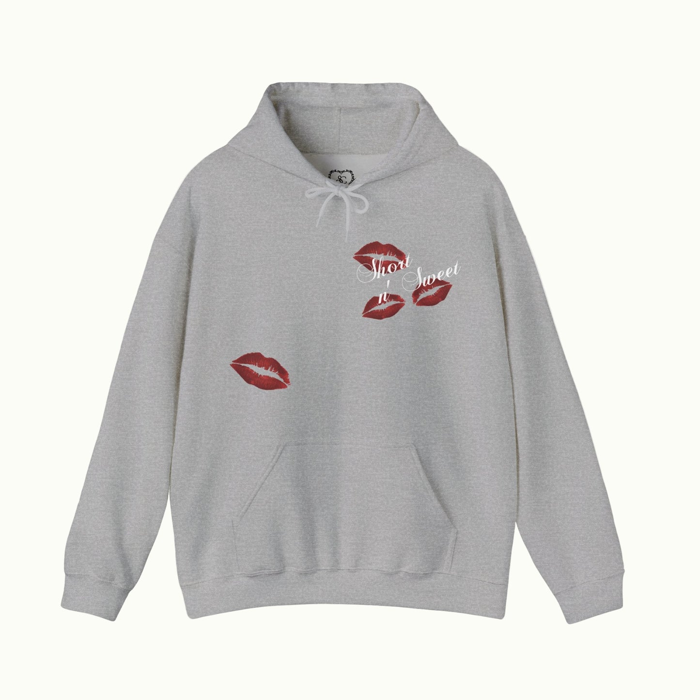 Sabrina Carpenter Merch -  ONLINE EXCLUSIVE Sabrina Carpenter Kisses Tour Dates Grey Hoodie