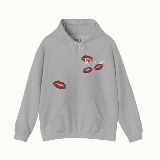 Sabrina Carpenter Merch -  ONLINE EXCLUSIVE Sabrina Carpenter Kisses Tour Dates Grey Hoodie